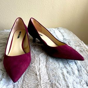 Zara basic kitten heel